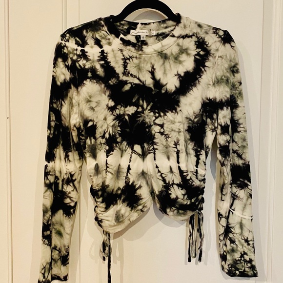 YOUNG FABULOUS & BROKE Tie Dye Long Sleeve Ruched - Picture 4 of 9